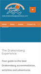 Mobile Screenshot of drakensbergexperience.com